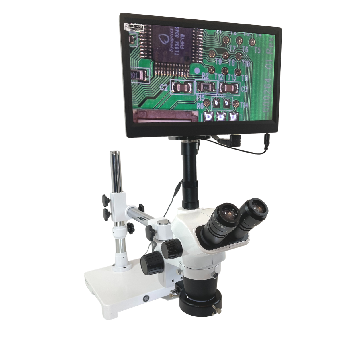 Euromex NexiusZoom EVO Stereo Microscope, Boom Stand, HDMI Camera