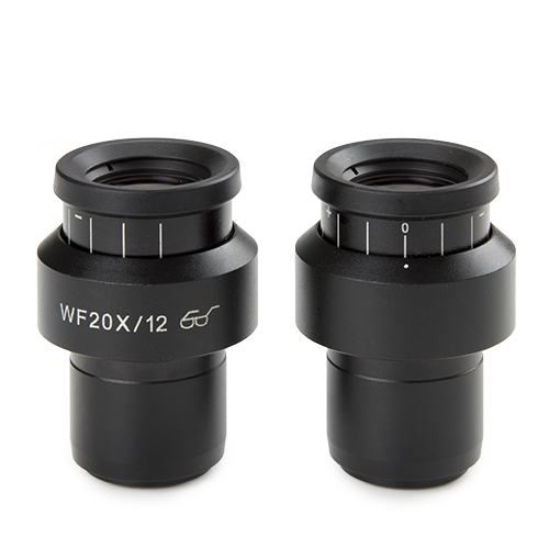 Euromex NZ.6020 Pair of HWF 20X/12 mm Eyepieces for NexiusZoom