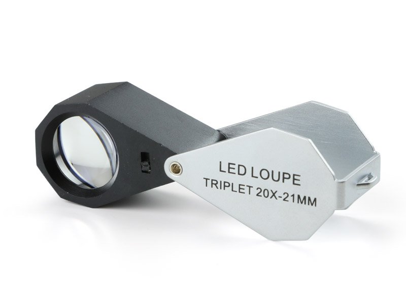 Euromex PB.5033-LED Triplet Magnifier 20x with LED Illumination