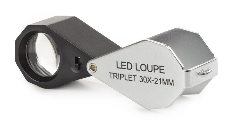 Euromex PB.5035-LED Triplet Magnifier 30x with LED Illumination