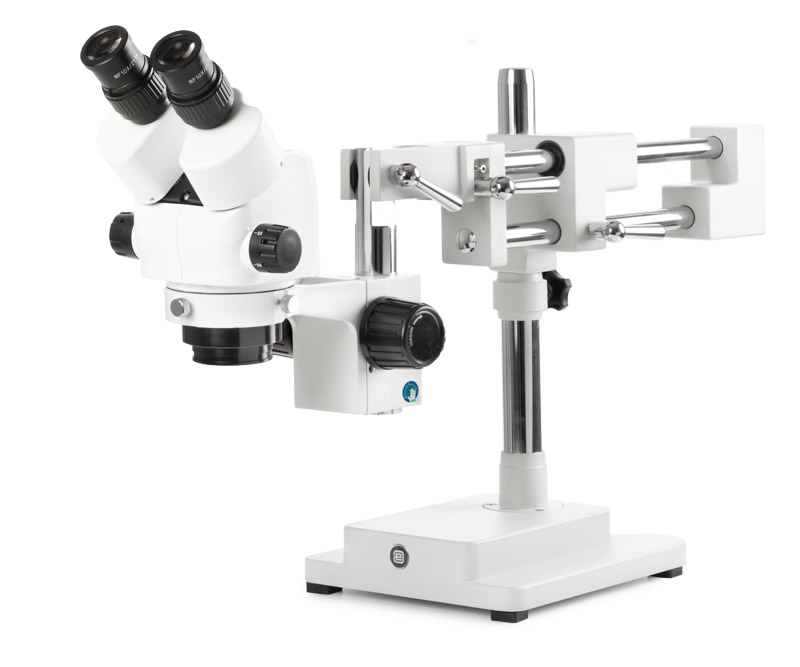Euromex StereoBlue EVO Stereo Zoom Microscope, Double Arm Boom Stand