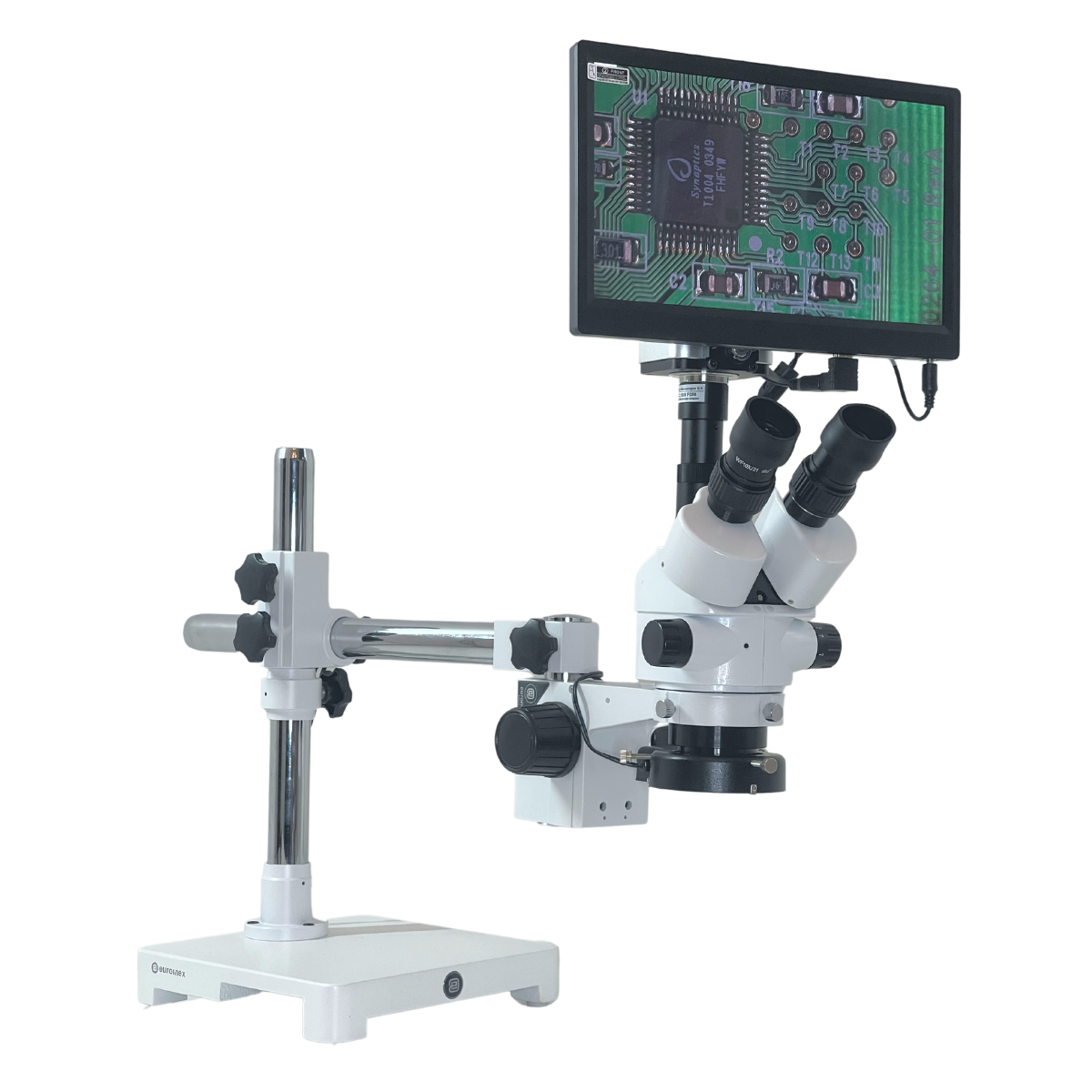 Euromex StereoBlue Stereo Zoom Microscope, Boom Stand, HDMI Camera